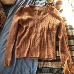 Vintage tan wool sweater